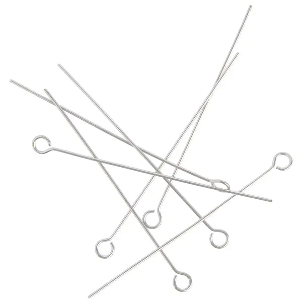 1.5-Inch Lead-Free Nickel-Free Eye Pins (24 Gauge, 0.020 Inch) 1
