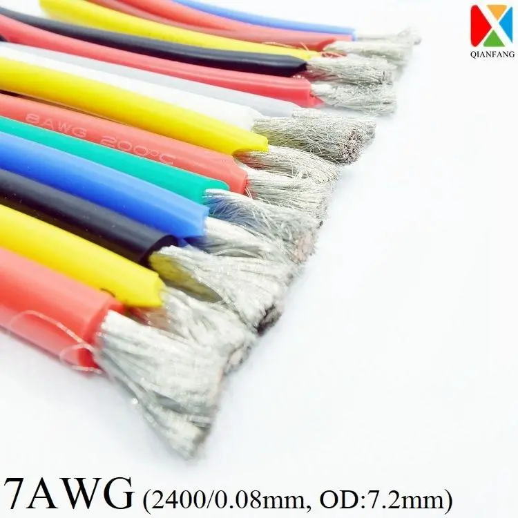 1-Meter 7Awg Silicone Copper Wire – High-Temp Flexible Cable For Automotive & Lighting Applications 1