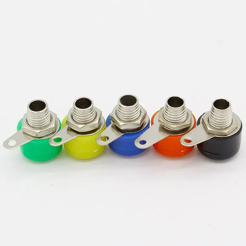 10-Pack 4Mm Banana Socket Binding Posts – Free Shipping, 5 Color Options 1