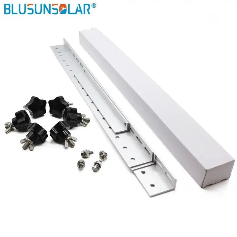 10-Pack Aluminum Oblique & Back Beam Roof Mount – Compact 550Mm Triangular Bracket System For Van Solar Arrays 1