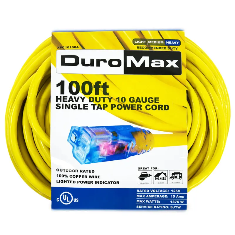 100-Foot 10-Gauge Single-Tap Heavy-Duty Extension Cord 1