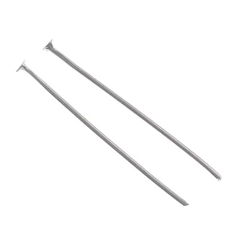100-Pack Stainless Steel Head Pins (Flat-End) 1