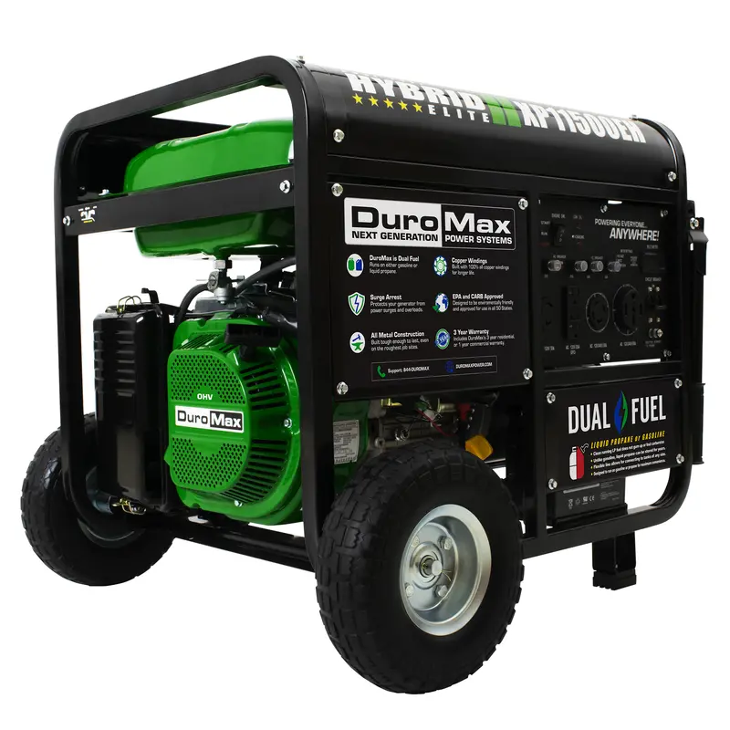 11,500-Watt Dual-Fuel Portable Generator Unit 1