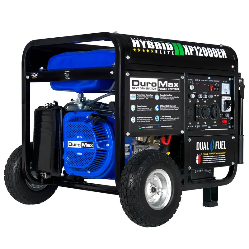 12,000-Watt Dual-Fuel Portable Generator (Gasoline/Propane) 1