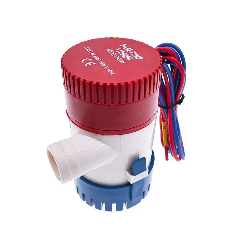 12V/24V Heavy-Duty Bilge Pump – 1100 Gph Submersible Marine Pump For Boats And Houseboats 1
