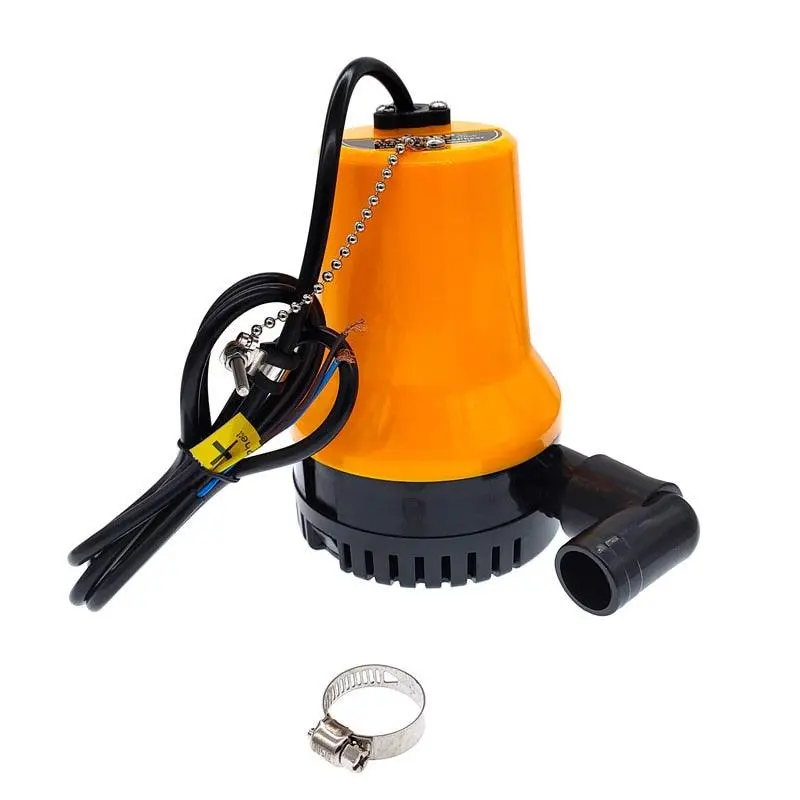 12V Submersible Bilge Pump – Compact Waterproof Cabin Drainage Pump 1