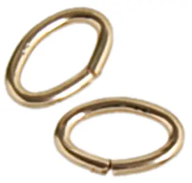 14K Gold-Filled Small Oval Jump Ring – 3.6×5.5Mm, ~1.2G 1