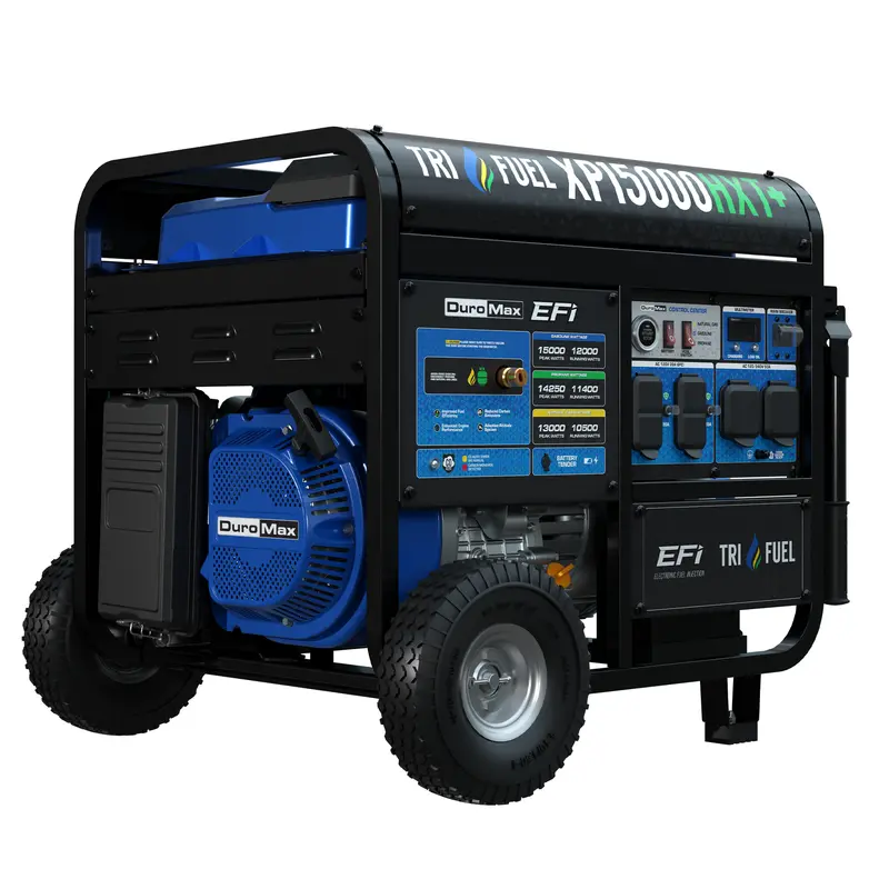 15,000W Tri-Fuel Efi Portable Generator With Electric Start 1