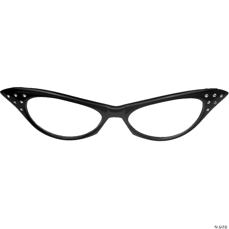 1950S-Inspired Rhinestone Accent Glasses 1