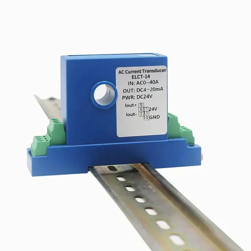 200A Ac Current Transmitter – Industrial Analog Signal Converter With Ct Input 1
