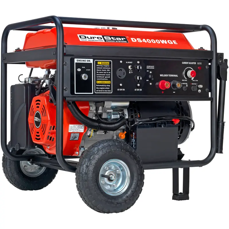 210-Amp Gas-Powered Welding Generator With Integrated Power Output 1