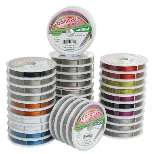 25-Pack Econoflex Wire Assortment — .019" Diameter, 328-Foot Rolls Each 1