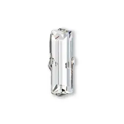 3X7Mm Preciosa Baguette Sew-On Crystal – Silver-Set Elongated Glass 1