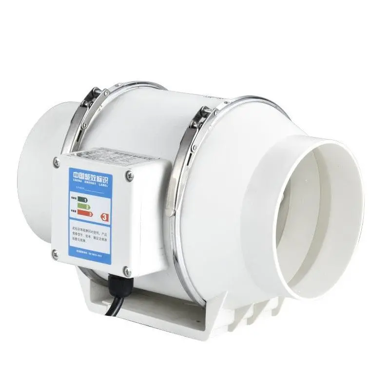5-Inch 220V Inline Duct Exhaust Fan For Kitchen, Bathroom, And Home Ventilation Systems 1