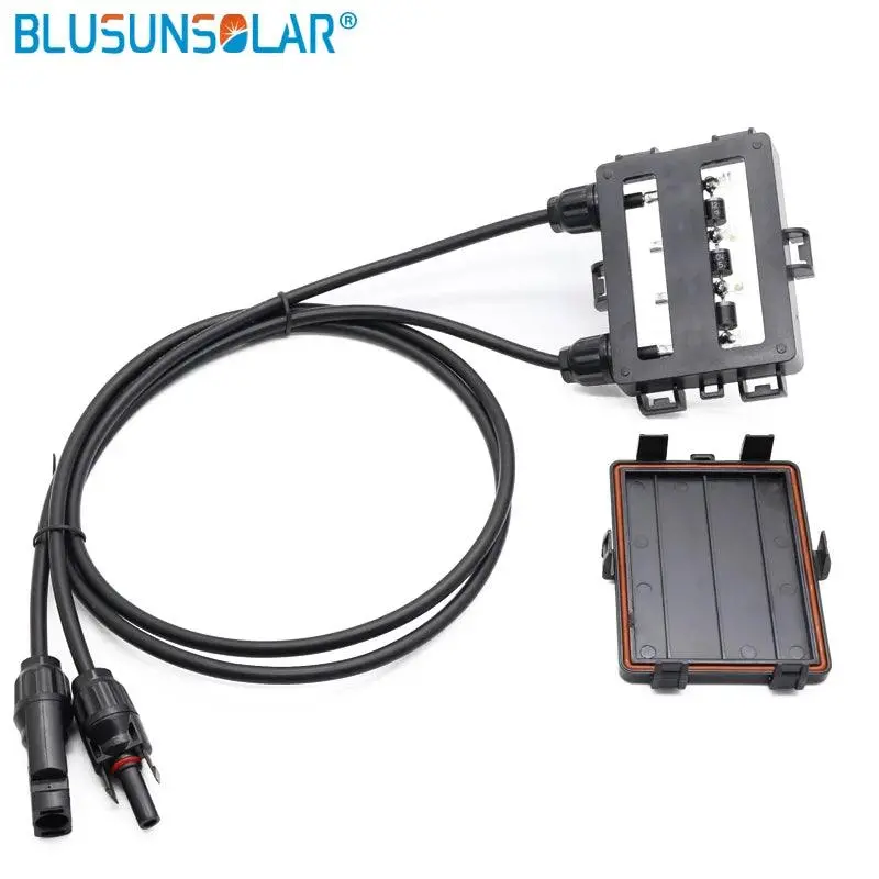 5-Pack Ip65-Rated 4-Way Solar Junction Box – Includes 4.0Mm² Cables & Integrated Diodes (Xh0196) 1