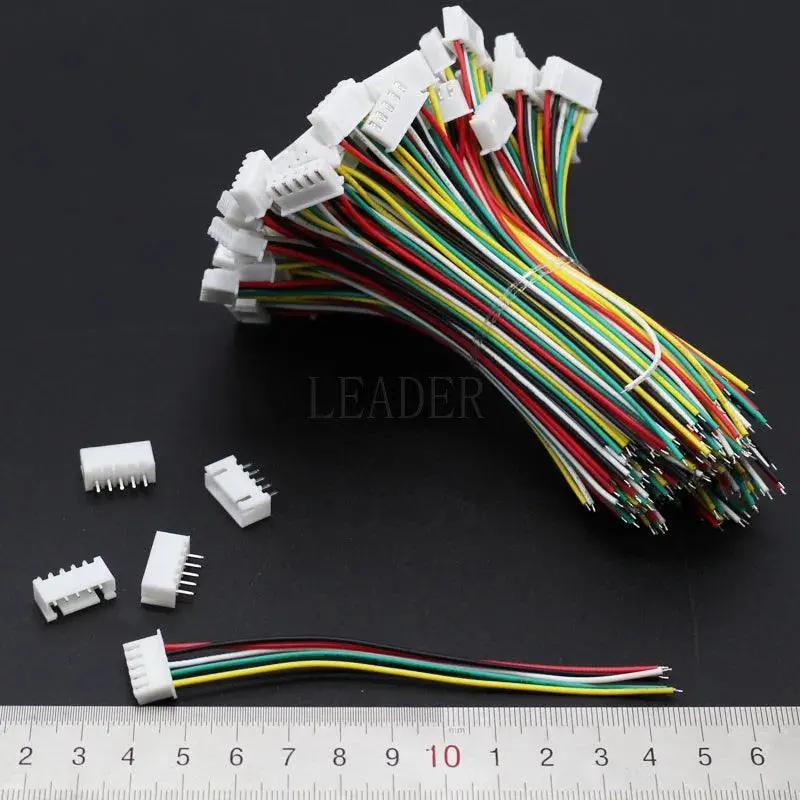 500-Piece Jst-Xh 5S Balance Lead Extension Kit – 100Mm, 26Awg, With Precision Connector Pins 1
