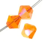 5Mm Sun Aurora Borealis Czech Crystal Rondell Beads – Preciosa 451-69-302 (32 Pcs) 1