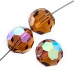 6Mm Preciosa Czech Crystal Round Beads – Light Colorado Topaz Ab, 36-Piece Pack 1