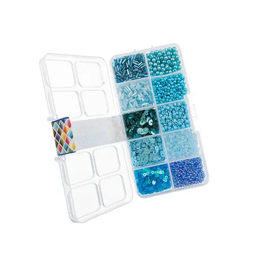 81G Mixed Sequins And Beads Craft Kit – 10 Assorted Types 1