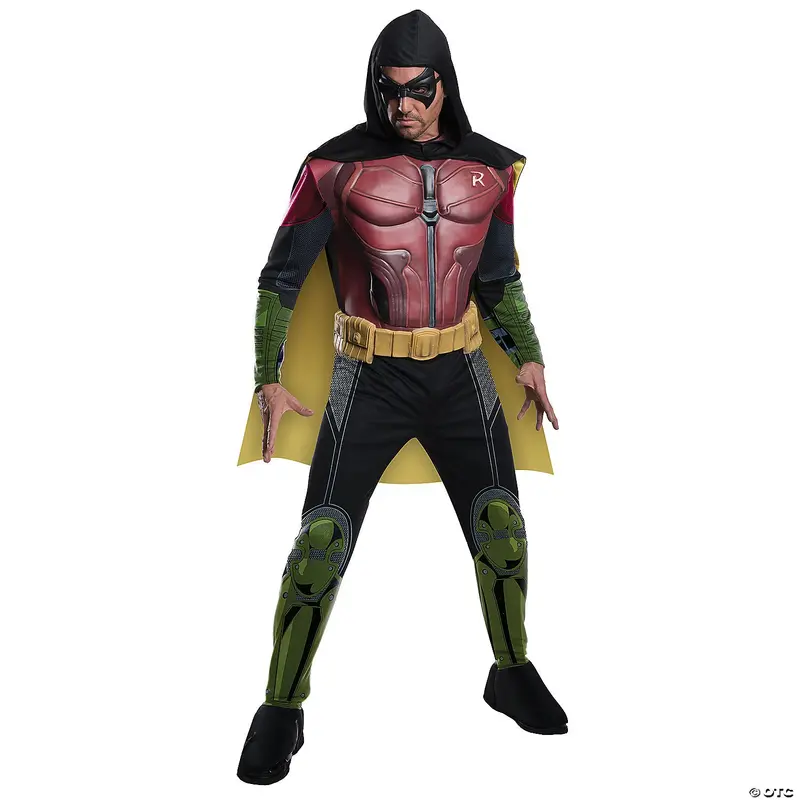 Adult Arkham Asylum Robin Costume For Men 1