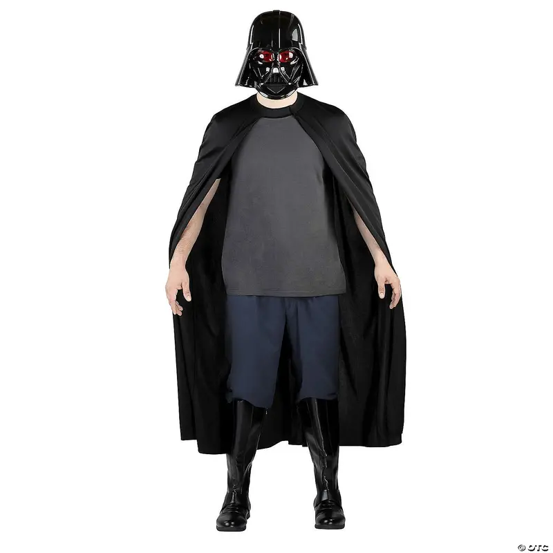 Adult Darth Vader Mask And Cape Set – Star Wars Costume Bundle 1