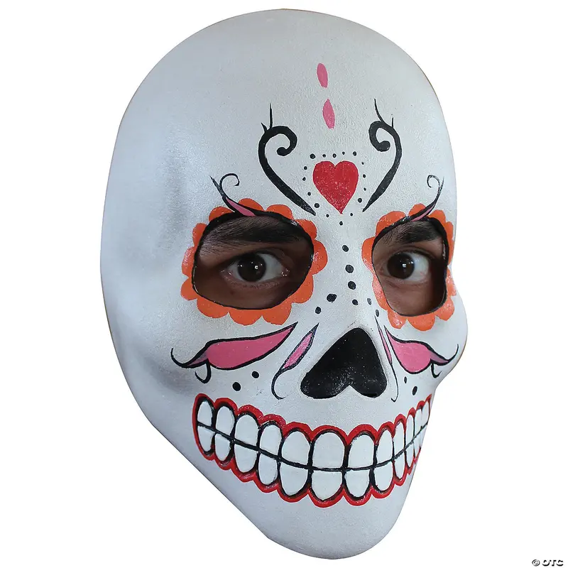 Adult Day Of The Dead Catrina Sugar Skull Mask 1