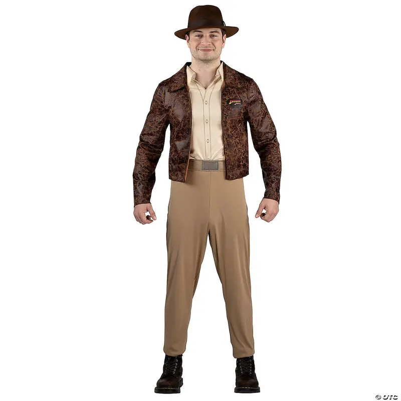 Adult Indiana Jones Qualux Costume Set – Adventure-Ready Outfit 1