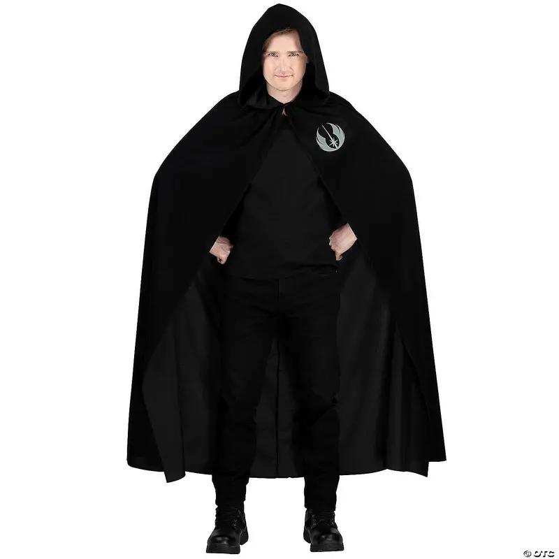 Adult Luke Skywalker Black Hooded Robe – Star Wars Costume Accessory 1