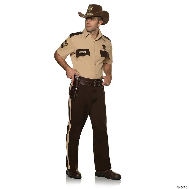 Adult Rick Grimes Walking Dead Full Costume 1