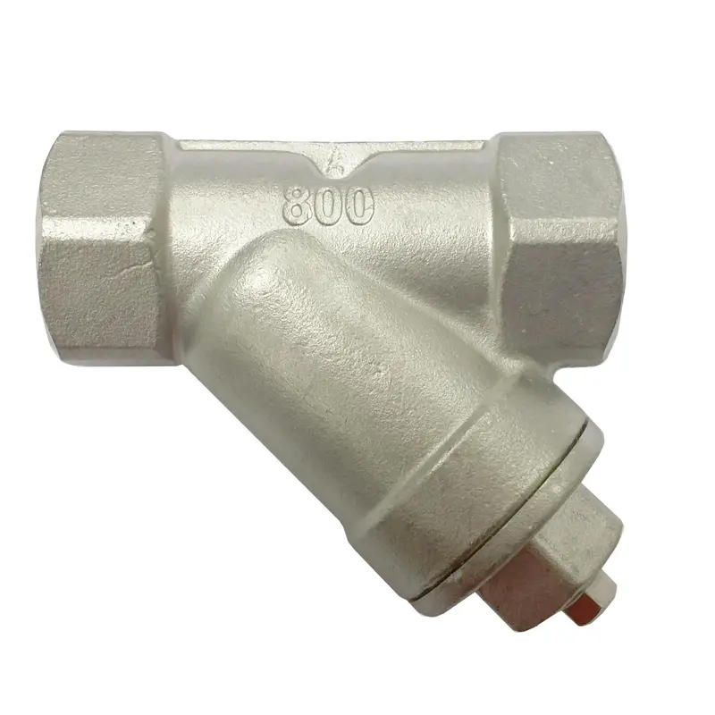 Af Hydro Ss316 Stainless Steel Y-Strainer Valve – 3/4" Npt, 800 Psi Rating, 1.0Mm Mesh For Water, Oil & Gas Systems 1