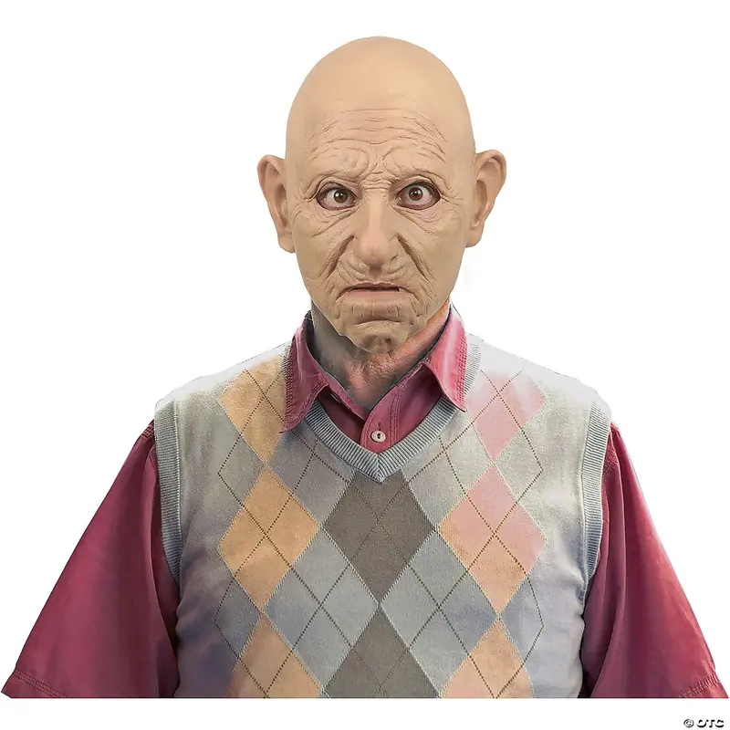 Aged Elderly Man Latex Character Mask 1