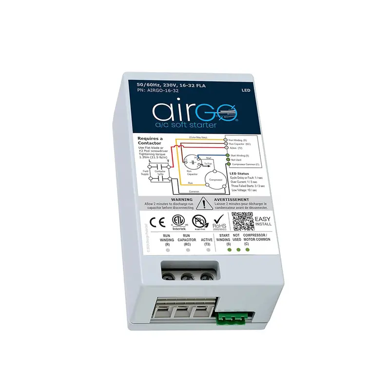 Airgo Ac Soft Starter – 16–32A Protection For Generators And Utility-Powered Motors 1