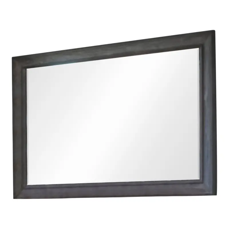 Alderwood French Grey Rectangle Dresser Mirror – Modern Bedroom Accent Mirror (Sku: 223124) 1