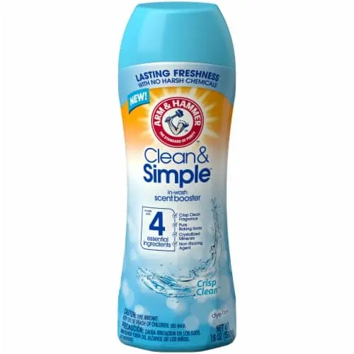 Arm & Hammer Clean & Simple In-Wash Scent Booster – Crisp Clean Fragrance, 18 Oz 1