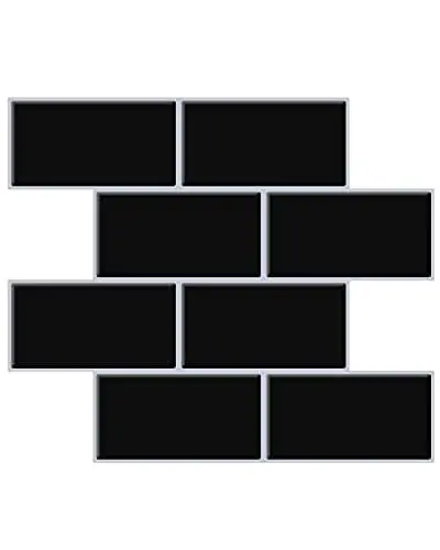 Art3D Enhanced Subway Tile Backsplash – Durable Faux Ceramic Peel-And-Stick Format (14" X 12") 1