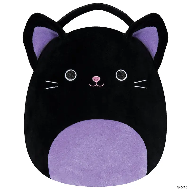 Autumn Black Cat Squishmallows Treat Pail With Seasonal Charm 1