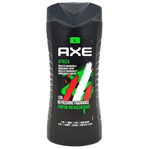 Axe Africa 3-In-1 Shower Gel – Energizing Body Wash, Shampoo & Conditioner Combo (13.5 Oz) 1