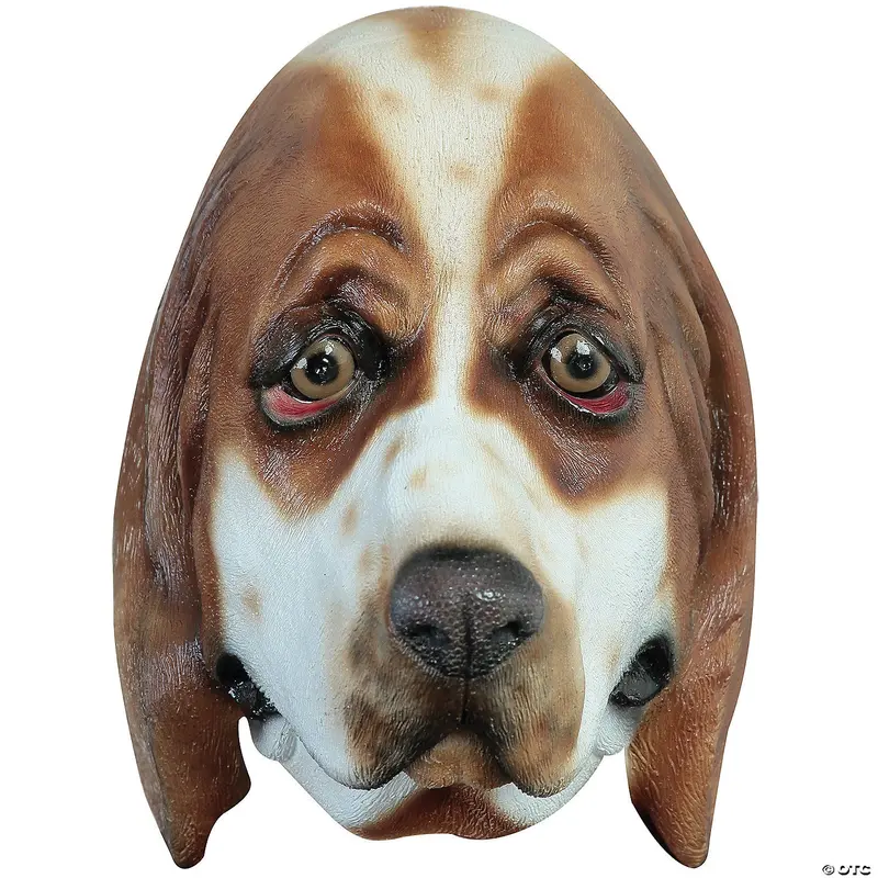 Basset Hound Animal Costume Mask – Expressive Canine Look 1