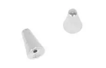 Beadalon Cone-Shaped Memory Wire End Caps — 6.5Mm Silver-Plated 1