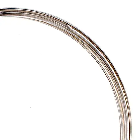 Beadalon Flat Memory Wire Bracelet – 0.35 Oz, Large Silver Design 1