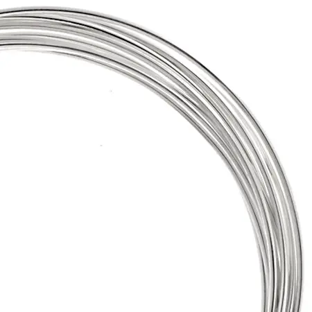 Beadalon German-Style Round Wire — 18-Gauge, Silver-Filled, Half-Hard 1