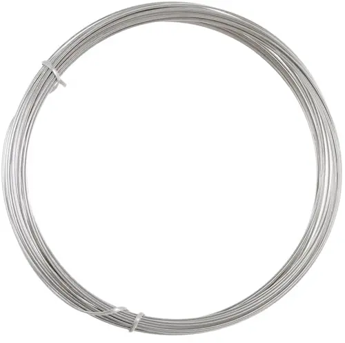 Beadalon German-Style Silver Half-Round Wire, 20 Gauge, 3 Meters (9.8 Feet) 1