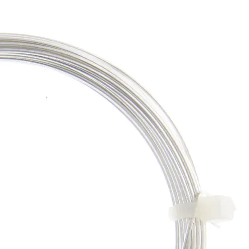 Beadalon German-Style Silver Round Wire, 20 Gauge, 6 Meters (19.7 Feet) 1
