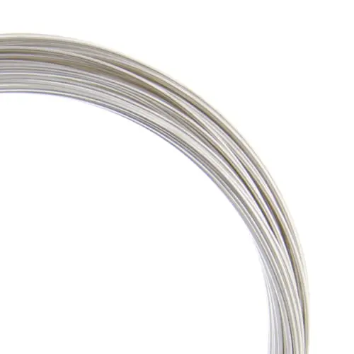 Beadalon German-Style Silver Round Wire, 22 Gauge, 10 Meters (32.8 Feet) 1