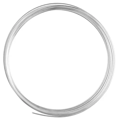 Beadalon German-Style Silver Square Wire, 22 Gauge, 3.5 Meters (11.5 Feet) 1