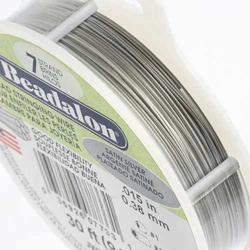 Beadalon Satin-Finish 7-Strand Beading Wire – 30 Ft 1
