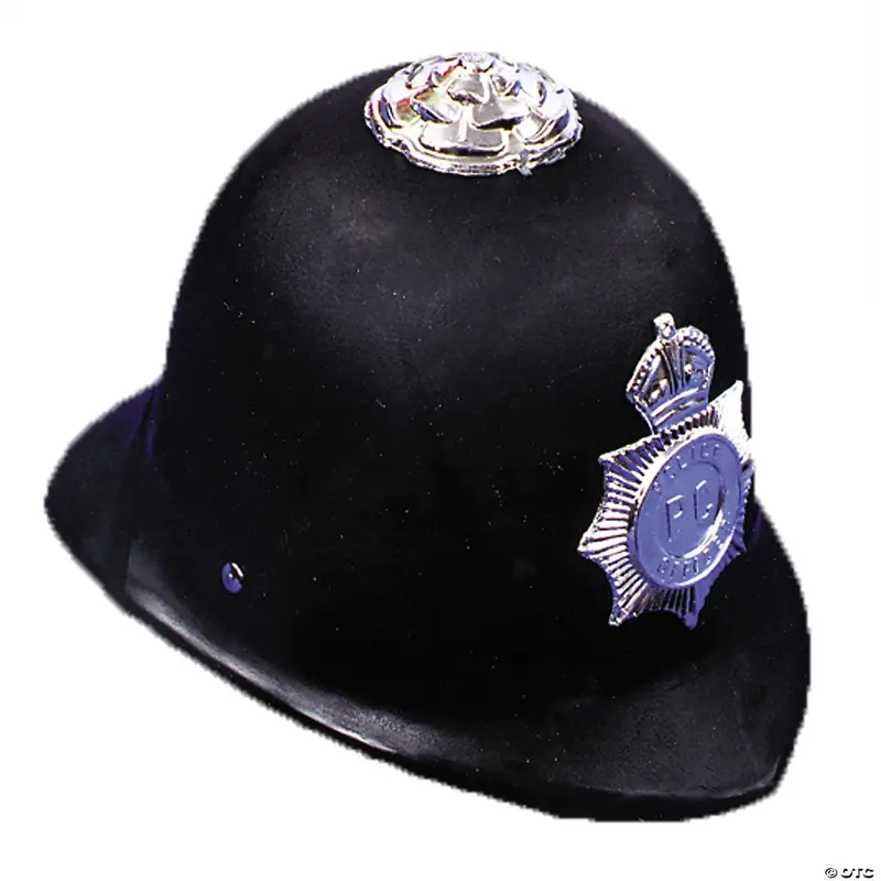 Black English Bobby Helmet – Uk Police-Inspired Costume Headgear 1