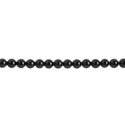 Black Onyx Round Beads – Dyed For Depth, Natural Chalcedony, Earth'S Jewels Series 1
