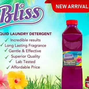 Bliss Breezy Clean Liquid Laundry Detergent – Brightening Formula With Odor-Fighting Power & Refreshing Fragrance 1