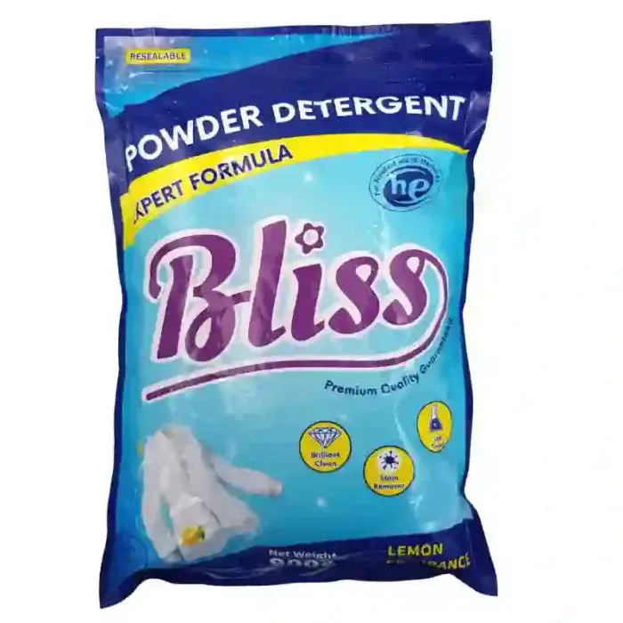 Bliss Lemon-Scented Powder Detergent – Resealable Bag For Freshness & Convenience – 076950318989604 1
